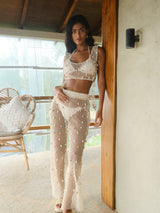 Waikiki Crochet Shell Top