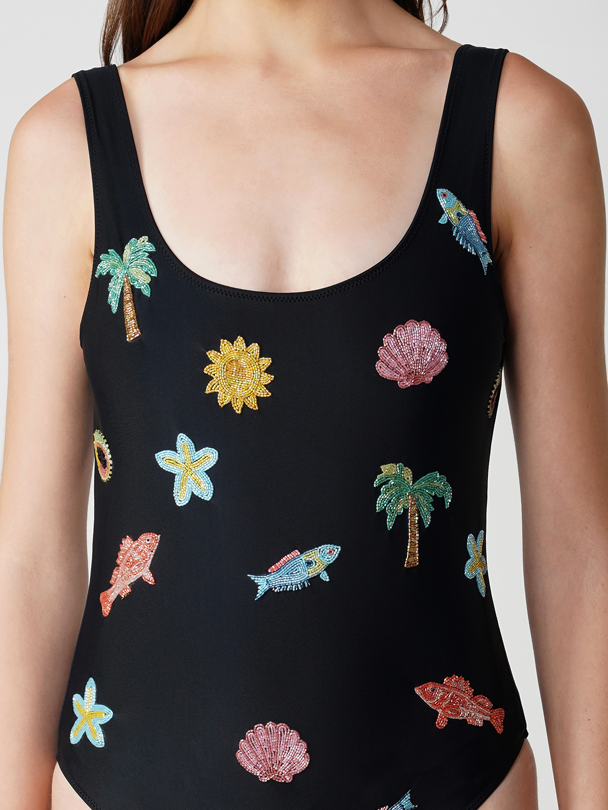 Mykonos Beaded OnePiece